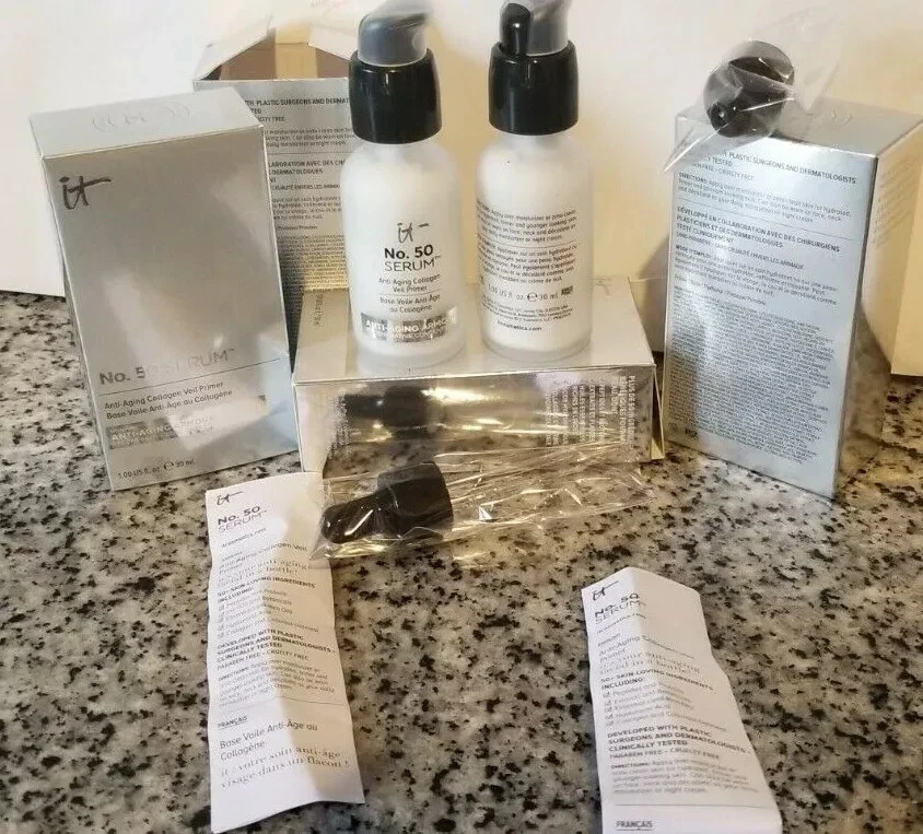 It Cosmetics No. 50 Serum Anti-Aging Collagen Veil Primer 30 ml  FULL SIZE! - Image 4 of 4