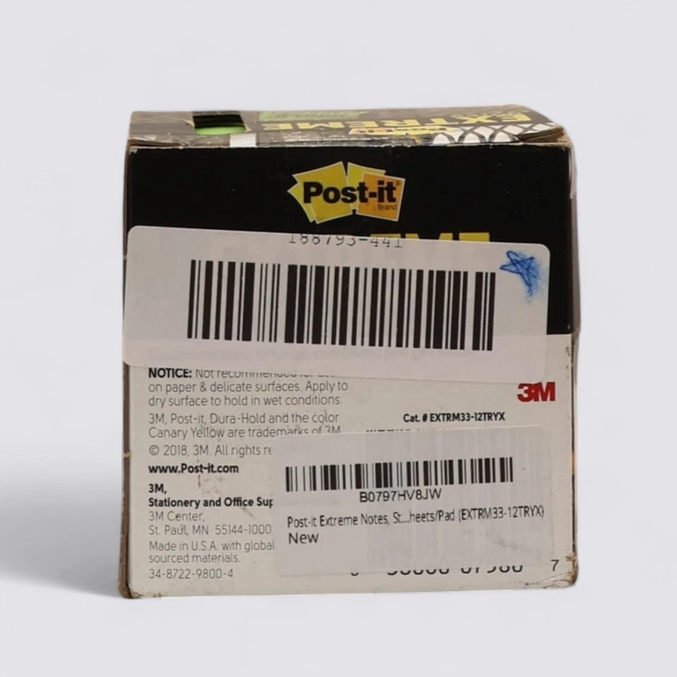 Post-it Extreme водостойкие самоклеящиеся заметки многоцветные 3 - Изображение 4 из 4