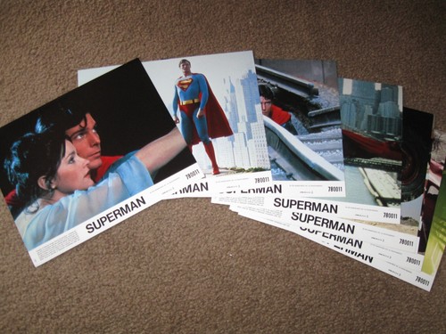 SET 8 COLOR 8 x 10 stills SUPERMAN 1978 PROMO ONLY original Christopher Reeve - Bild 1 von 3