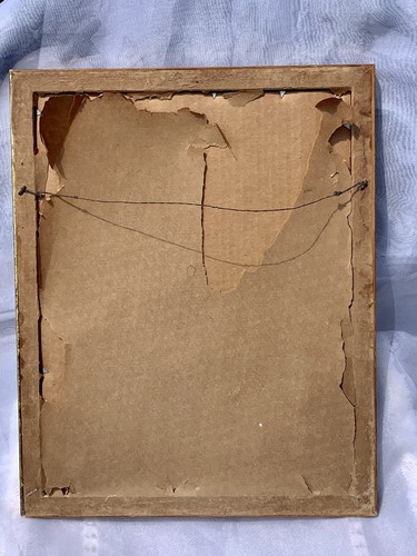 Vintage 1940’s Wood Florentine Gold Gesso Carved Picture Frame 10.25x13.25 - Picture 5 of 6