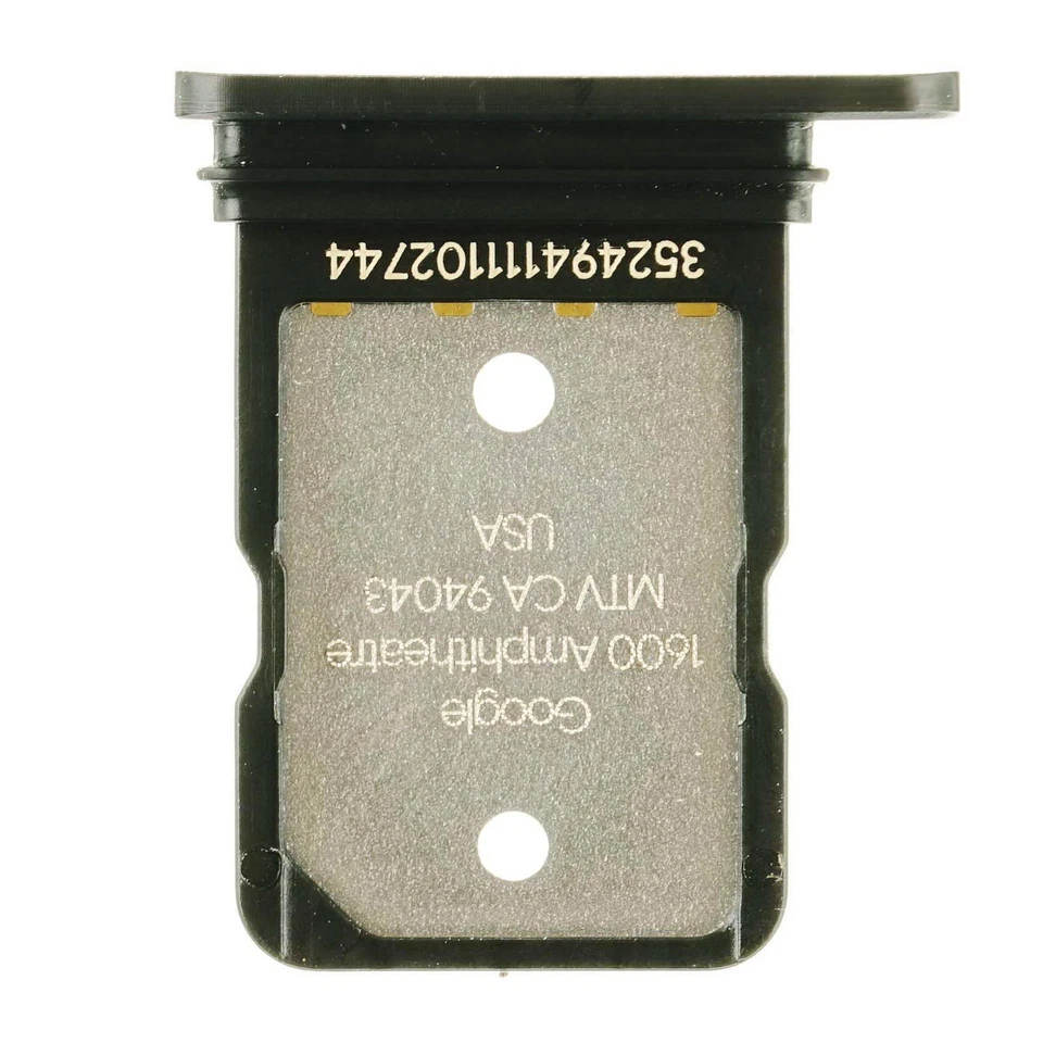 Google Pixel 5 Sim Karten Halter Tray Fach Schlitten schwarz - Bild 1 von 1