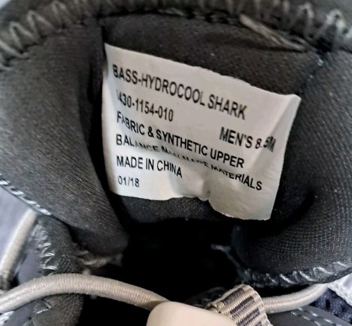 G H BASS MEN'S WATER SHOES SIZE 8.5 M Hydroblast Shark - Picture 8 of 11