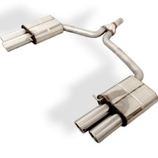 FOX Sportauspuff re li je 2x80mm Audi A4 B8 Limo Avant Front 1.8 TFSI 2.0 TDI