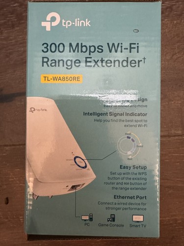 TP-Link TL-WA850RE N300 300Mbps Universal WiFi Range Extender, Repeater, Booster - Photo 4/5