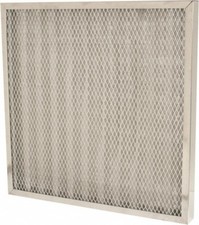 Made in USA 20" x 20" x 2", 76% Efficiency, Permanent Air Filter MERV 7, Alum...