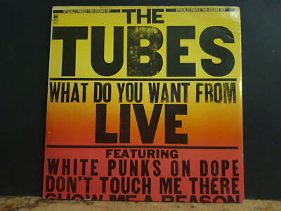TUBES  What Do You Want From Live  DBL LP   PROMO  1978  Punk Glam   Great!