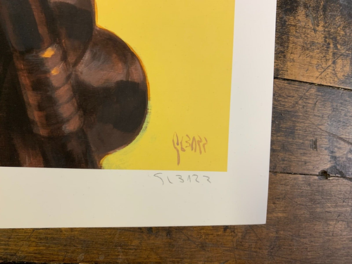 Glenn Barr - 2015 - "Afroboy" Original Print Signed & Numbered Mid Century - Picture 4 of 5