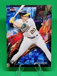 2024 Topps Finest Zack Gelof Blue Refractor RC #142/200 #59 Athletics