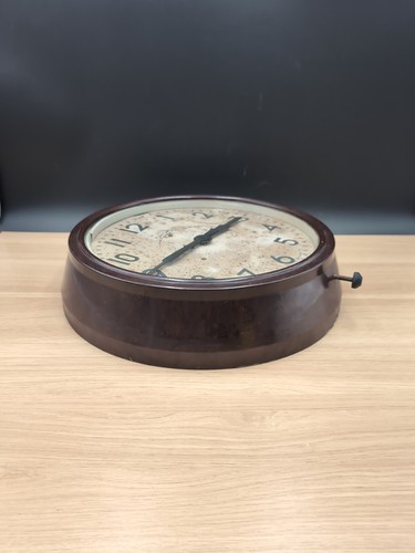 Vintage Smiths Sectric Electric Wall Clock Bakelite Factory School Railway - Picture 9 of 14