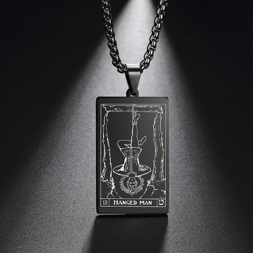 Collana amuleto ciondolo pagano arcani maggiori attesa tarocchi wicca gioielli strega - Foto 103 di 166