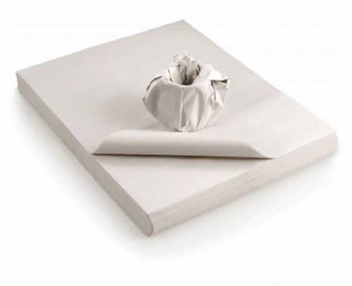600 FOGLI DI IMBALLAGGIO BIANCO CARTA TAGLIATA 500x750mm - Foto 6 di 6