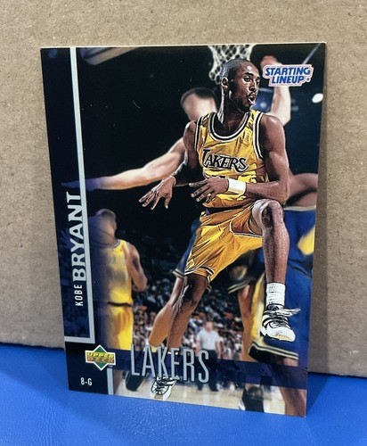 KOBE BRYANT 1998 UPPER DECK STARTING LINEUP CARD - LOS ANGELES LAKERS