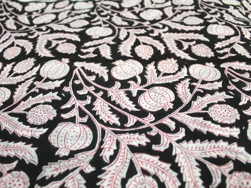 2.5 YD Indian Hand Block Print Cotton Fabric Clothing Dress making Craft Fabric - Picture 4 of 8