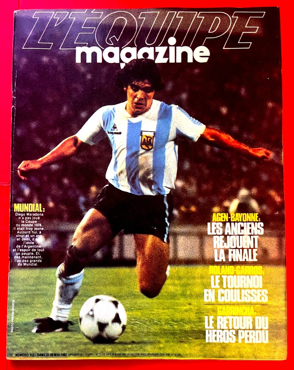 Journal L'Equipe Coupe Du Monde 1982 Spécial Réveil Argentin 19-20 Juin