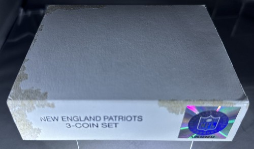 NEW ENGLAND PATRIOTS 3 Coin Set Featuring D.Bledsoe, C.Martin, T.Glenn #0100 - Picture 6 of 6