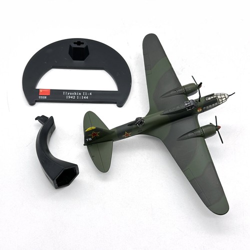1:144 Alloy Diecast Military Model Soviet Union Ilyushin IL-4 Bomber Aircraft - Bild 9 von 9