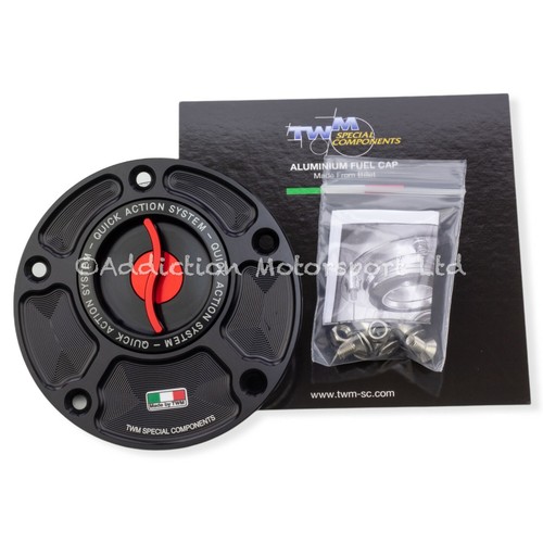TWM Keyless Quick Release Action Red Fuel Cap for Ducati 1198 - TDPR.01.R - Picture 1 of 3