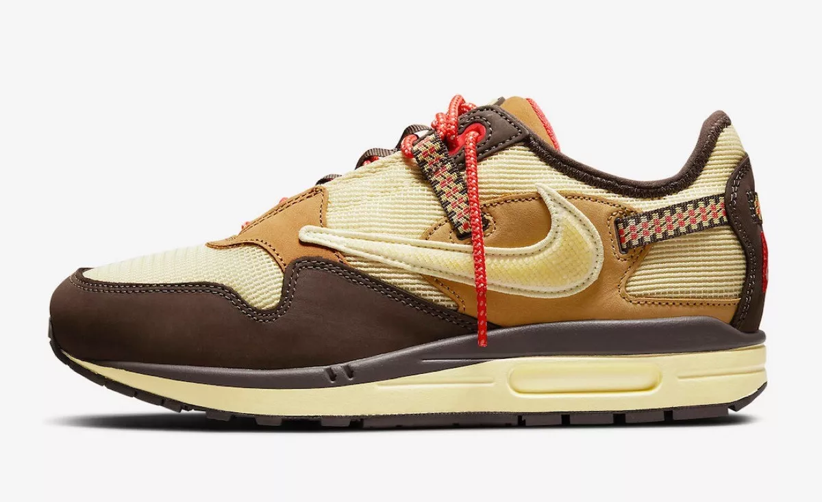 Nike Air Max 1 Travis Scott Cactus Jack Baroque Brown DO9392-200 Size 4 - 13