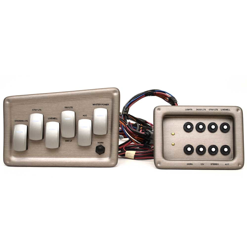 G3 Boat Switch Panel Set 73422846 | Brushed Brown Plastic (2