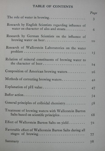 The Treatment Of Brewing Water In The Light Of Modern Chemistry 1935 Wallerstein - Picture 10 of 10