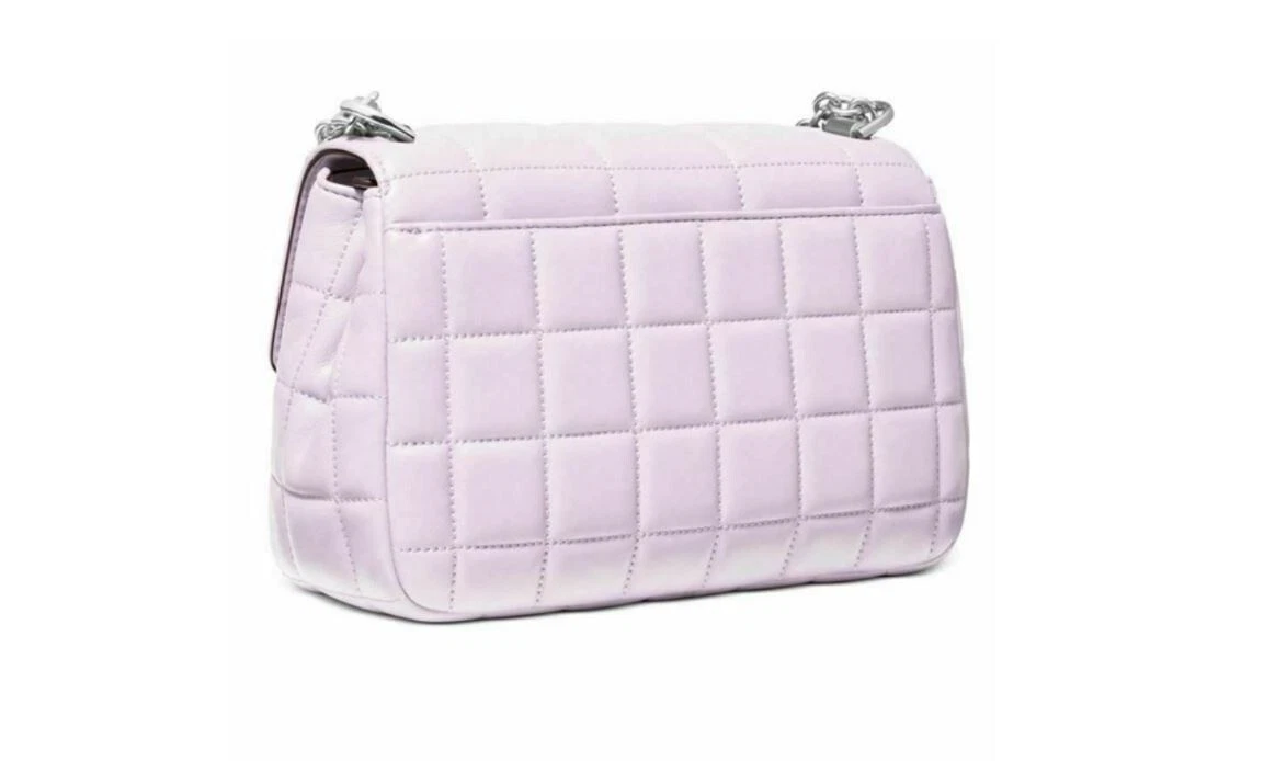 Quilted Pink Large Crossbody Bag