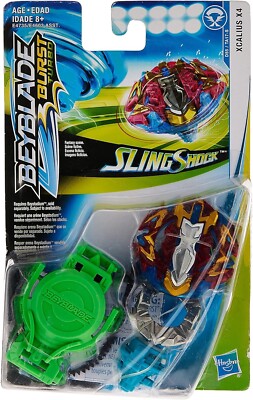 Beyblade Burst Turbo Sling Shock Xcalius X4 and Spin