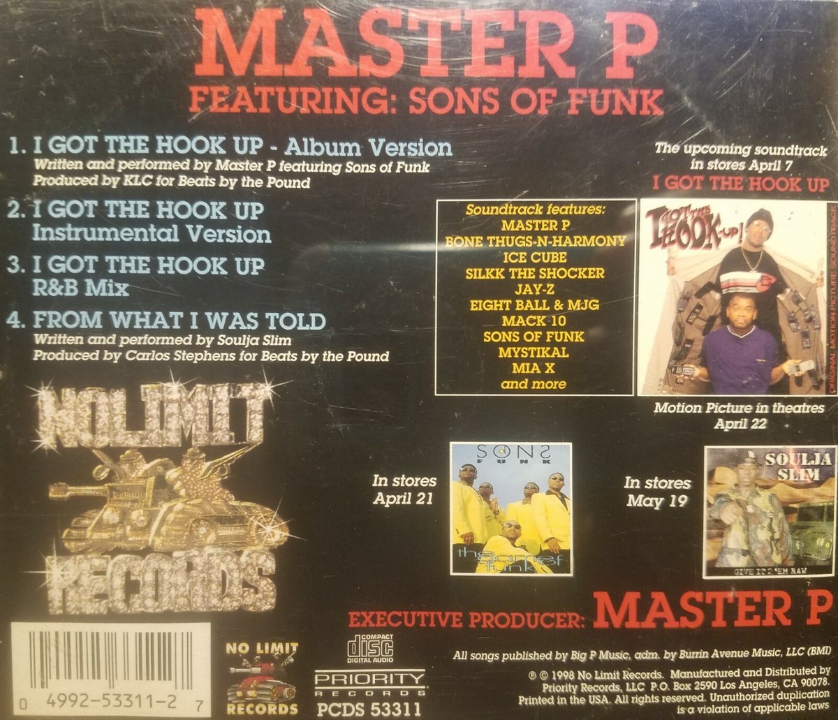 Master P : I Got The Hook Up (Single) - Audio CD | eBay