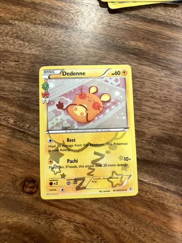 Dedenne RC10-32 Generations: Radiant Collection Holo, Near Mint, with sleeve.  - Picture 1 of 2