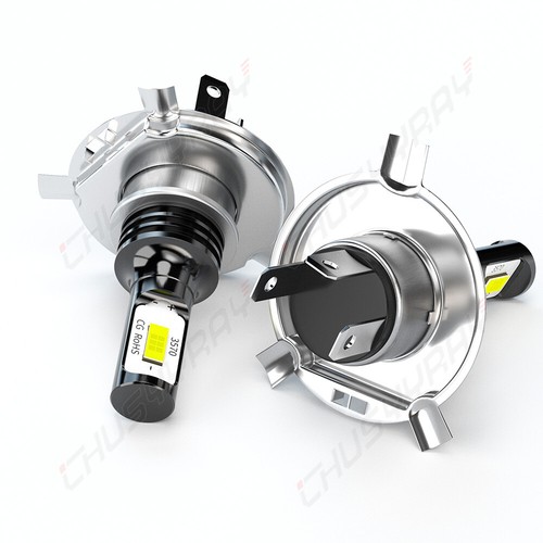 2pcs H4 9003 6000K White Snowmobile LED headlight For Arctic Cat M7000 2015-2016 - Bild 2 von 15