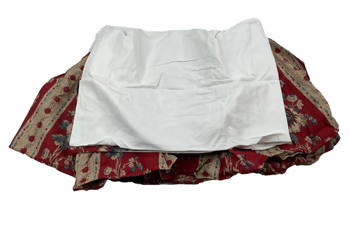 Gonna letto Ralph Lauren Cassie floreale doppia taglia polverosa vintage made USA nuova - Foto 12 di 20