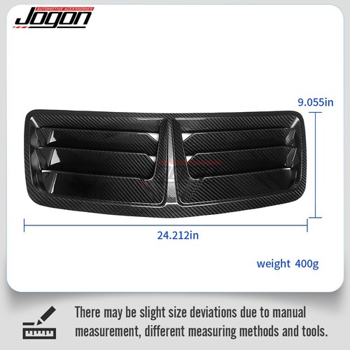 Carbon Engine Hood Vent Scoop Trim For Ford Mustang GT Dark Horse S650 2024-2025 - Picture 2 of 10