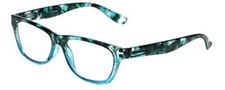 Calabria 773 51mm Classic Designer Reading Glasses in Crystal Marble Blue 4.50