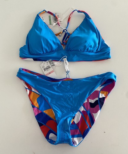 Trina Turk Rio Reversible Swimsuit Set NWT $156 Retail Top 8 Bottom 10 - Picture 5 of 6