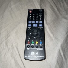 LG AKB75135401 Blu-Ray Disc Player OEM Original Replacement Remote Control Black