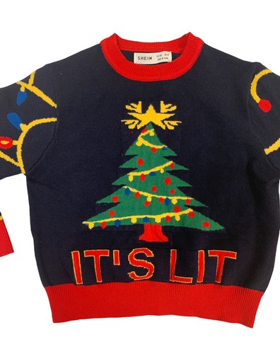 Shein Boys /Toddlers It’s lit Sweatshirt/Sweater Sz 4Y Eu 104 - Picture 4 of 8