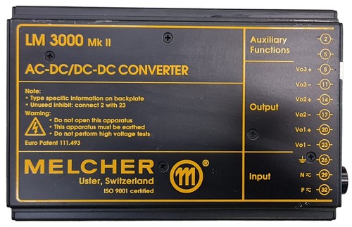 MELCHER LM 3000 MK II AC-DC/DC-DC CONVERTER POWER CONVERSION FOR PRECISE WORK - Picture 2 of 4