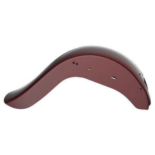Mysterious Red Sunglo Extended Cholo Rear Fender fit 00-17 Harley Softail Deluxe - Picture 3 of 5