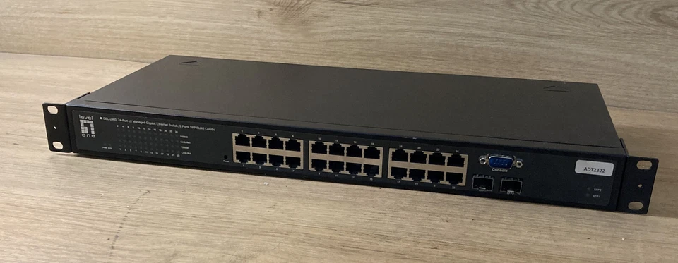 LevelOne (Level One) GEL-2460 GEL2460 24-Port L2 Managed Gigabit Ethernet Switch