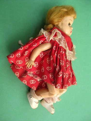 Vintage GINNY Doll w/ Original Box~BLONDE BRAIDS~#1003~7.75"~OLDIE! - Picture 5 of 20
