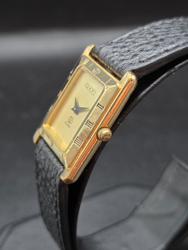 Gucci Ladies Quartz Watch 4200L Swiss Made Gold Plated 20mm c.1990s - 第 4/24 張圖片