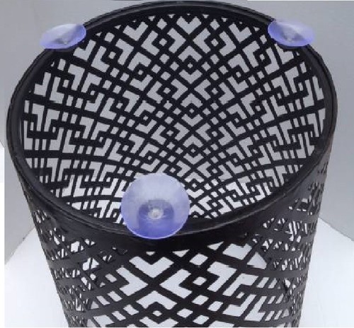 Black Iron Cast Base Round nested to Hold Marble and Glass top Commercial Grade - Picture 3 of 7