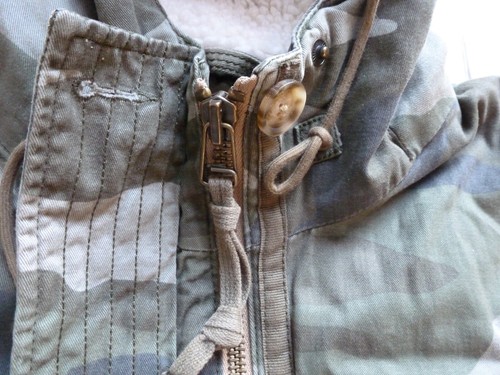 Abercrombie & Fitch Sherpa gefütterte Camouflage Jacke Damen Small Parka mit Kapuze - Bild 13 von 20
