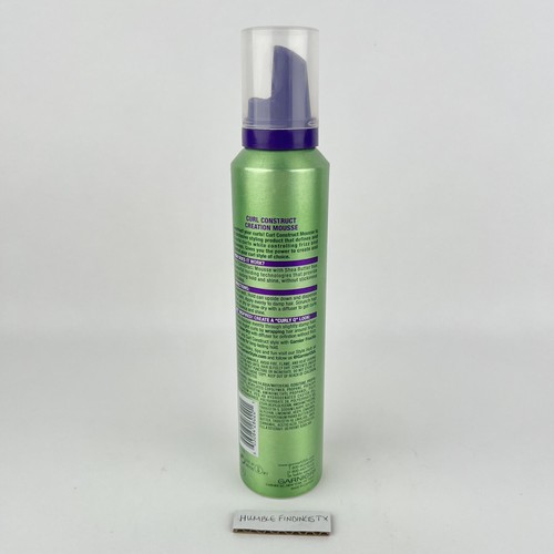 NEW Garnier Fructis Curl Construct Creation Hair Mousse Weightless Curls 6.8oz - Picture 4 of 7