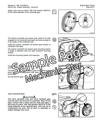 Cummins ISX QSX15 Engine Service Troubleshooting Manual EPA98/02/04/07 (USB) - Picture 3 of 4