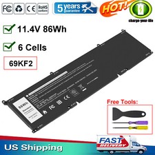 69KF2 Battery For Dell XPS 15 9500 9510 Inspiron 7510 7620 Series M15 M17 R3 R4
