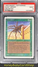 MTG Unlimited Edition 1993 Giant Spider PSA 9 Mint Old School 93/94