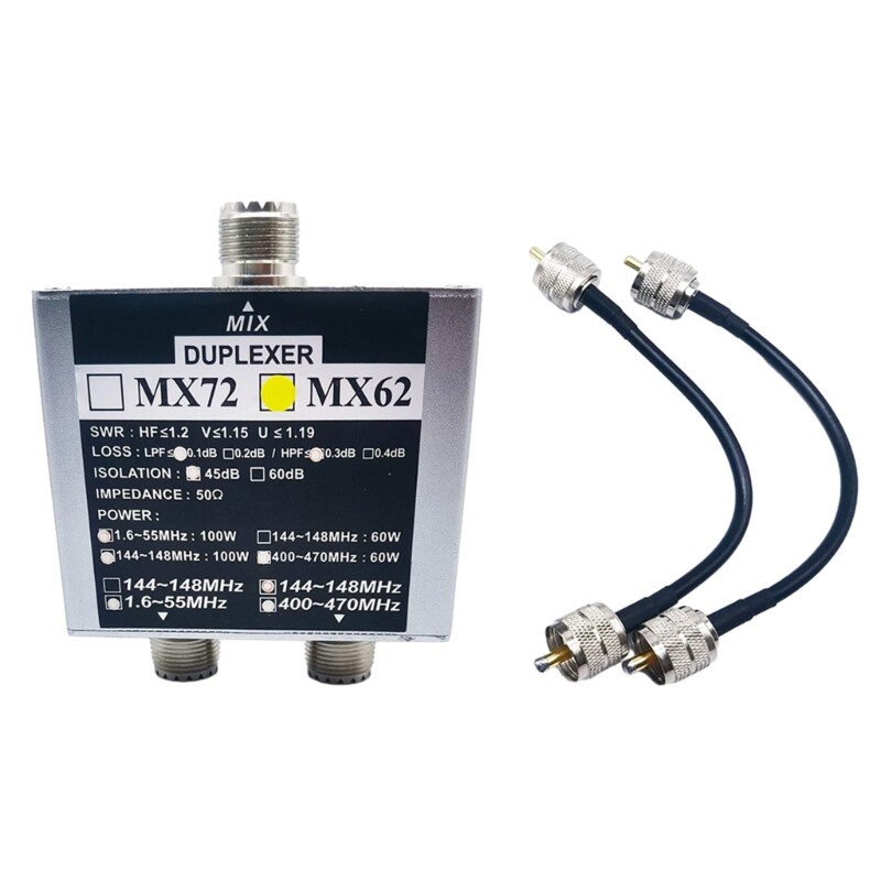 For FT857D FT911 ATAS120A MX62 Antenna Combiner Extend Coverage Low