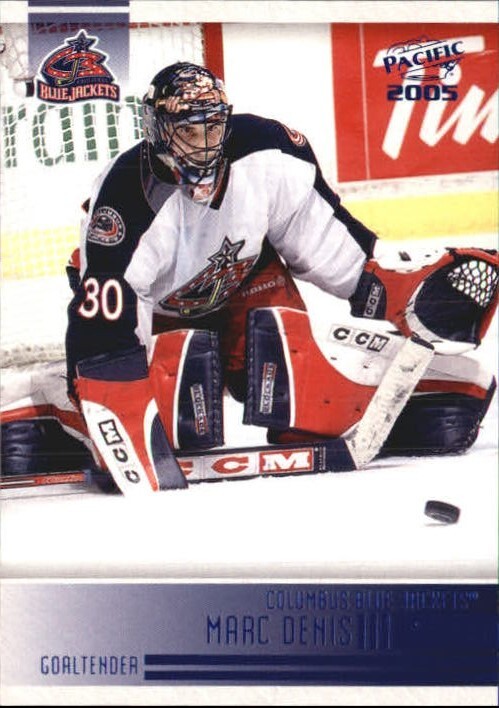 2004-05 (BLUE JACKETS) Pacific Blue #74 Marc Denis /250