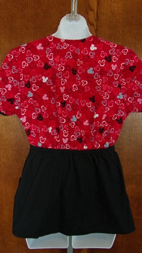 Women's " The Wonderful World of Disney " Scrub Top, size XS - Picture 8 of 12