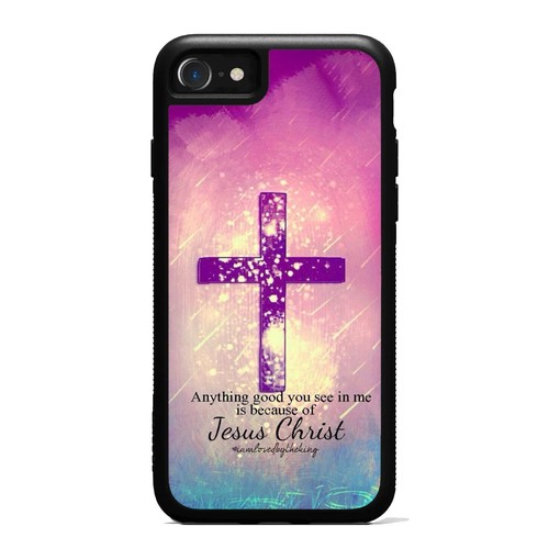 For Apple iPhone SE 11 12 13 14 15 16 TPU Phone Cover Christian Cross Live Jesus - Picture 21 of 25